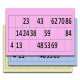 Carton loto une grille