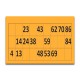 Carton loto une grille