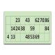 Carton loto une grille