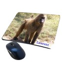 Tapis de souris babouin personnalisé avec prénom
