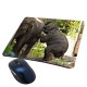 Tapis de souris éléphant personnalisé avec prénom