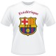 T-shirt foot supporters Barcelone