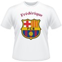 T-shirt foot supporters Barcelone