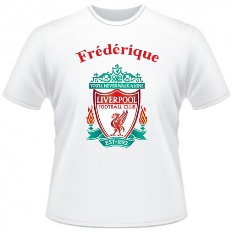 T-shirt foot supporters Liverpool