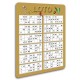 Ardoise LOTO unie 5