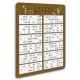 Ardoise LOTO unie 9