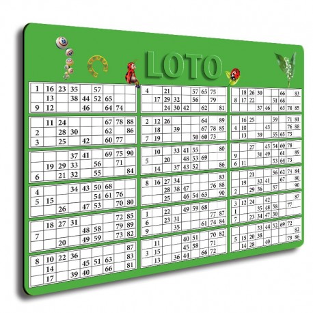 LOTO Ardoise verte
