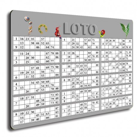 LOTO Ardoise bleu