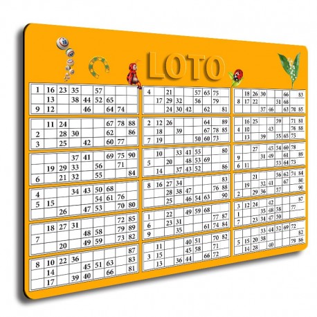 LOTO Ardoise jaune