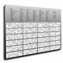 Carton loto 24 grilles grise