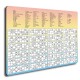 Carton loto 24 grilles grise