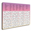 Carton loto 24 grilles pastel 4