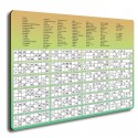 Carton loto 24 grilles pastel 6