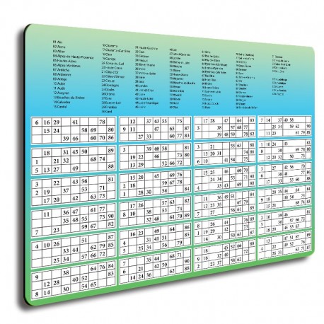 Carton loto 24 grilles pastel 6