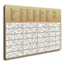 Carton loto 24 grilles pastel 8
