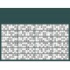 Carton loto personnalisable 18 grilles