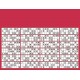 Carton loto personnalisable 18 grilles